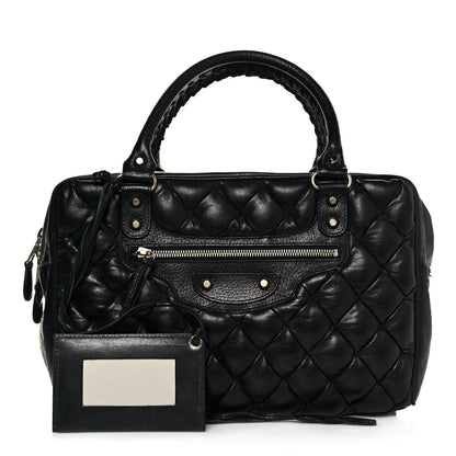 Balenciaga Chevre Quilted Matelasse MM Black 1 of 17