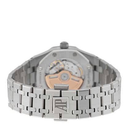 Audemars Piguet Stainless Steel Diamond 34mm Royal Oak Automatic Watch Ice Blue 77451ST.ZZ.1361ST.03 3 of 5