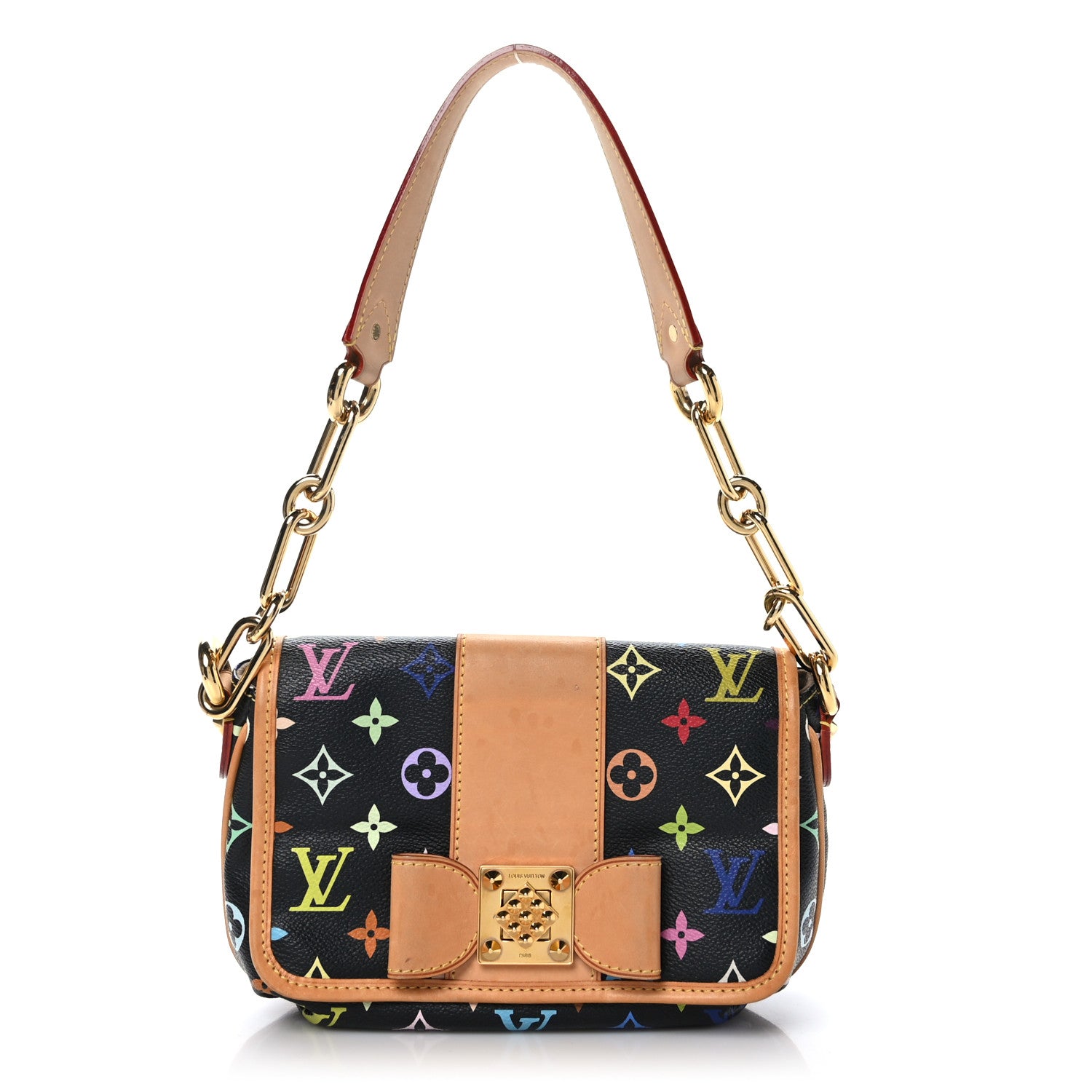 Louis Vuitton Monogram Multicolor Patti Black 1 of 8