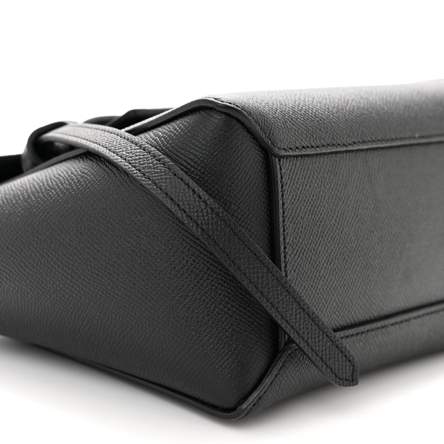 Celine Grained Calfskin Nano Belt Bag Black 9 of 10