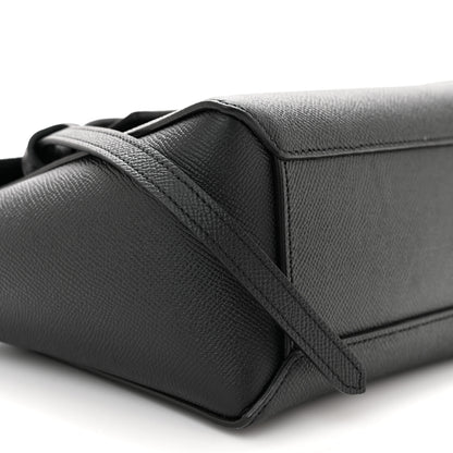 Celine Grained Calfskin Nano Belt Bag Black 9 of 10