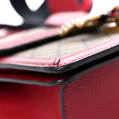 Gucci GG Supreme Monogram Small Queen Margaret Top Handle Bag Red 10 of 12