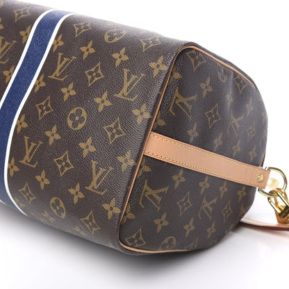 Louis Vuitton Monogram My LV Heritage Speedy Bandouliere 30 Blue Marine White 8 of 10