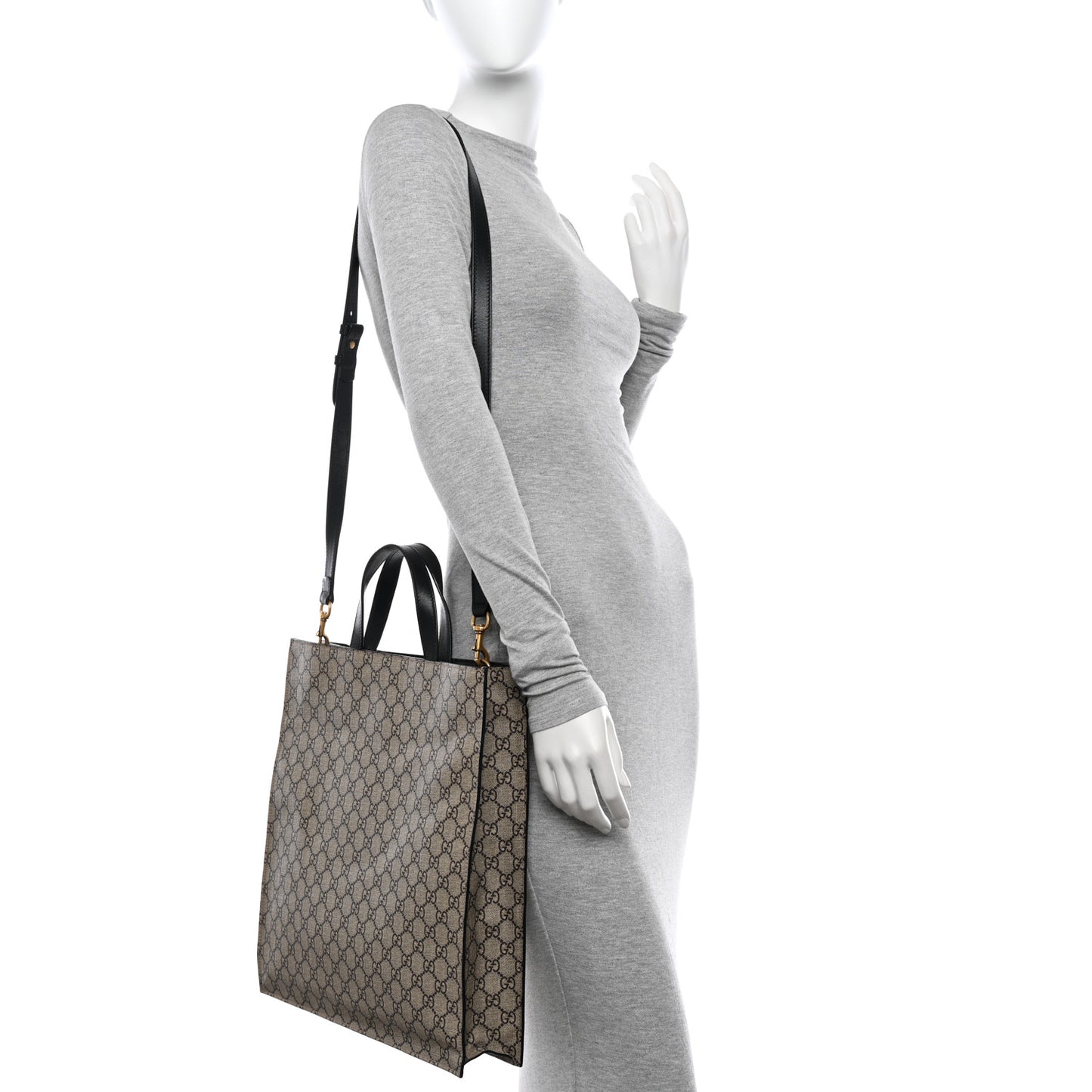 GG Supreme Monogram Blind for Love Vertical Tote
