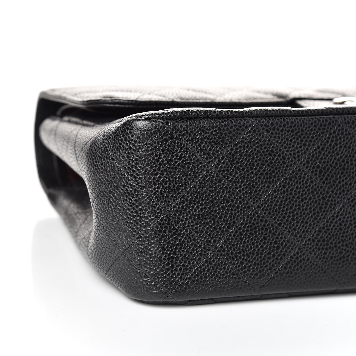 Chanel Caviar Quilted Jumbo Double Flap Black 8 of 12