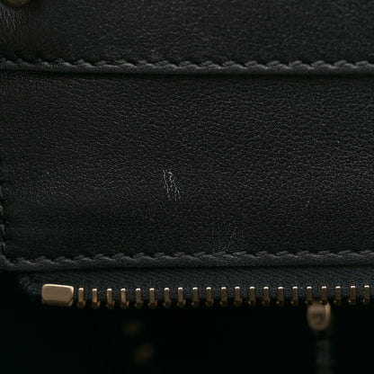 Valentino Garavani Vitello Small Rockstud Double Handle Tote Black 9 of 10