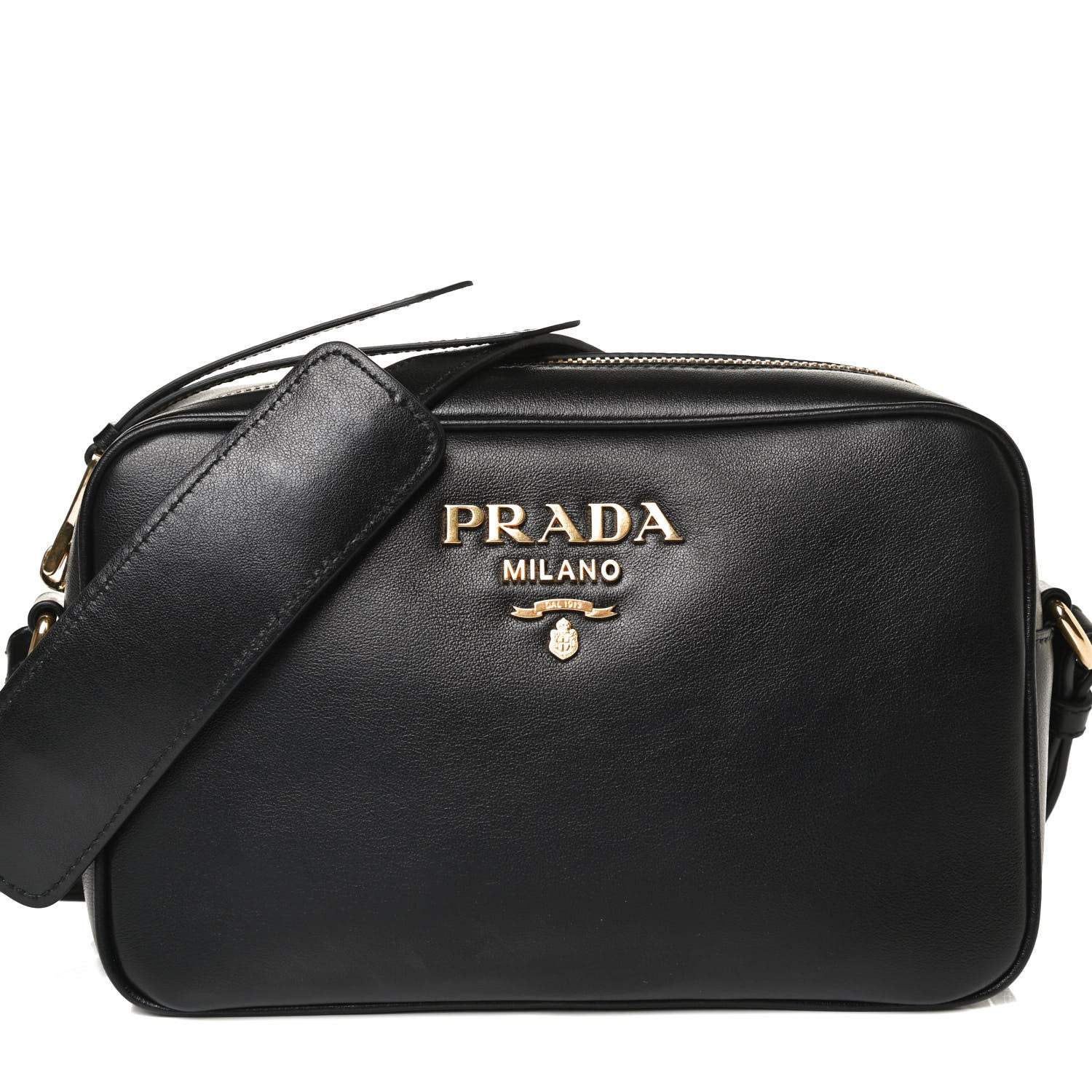 Prada City Calf Camera Bag Black 13 of 13