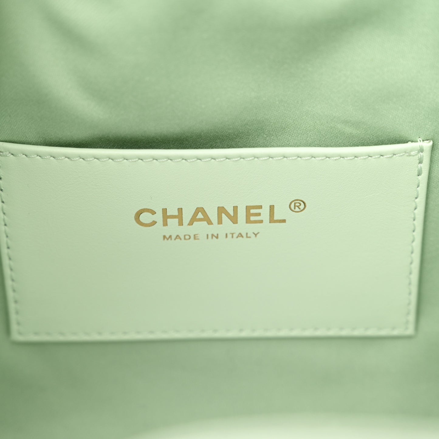 Caviar Quilted Small Chanel 25 Handbag Light Green