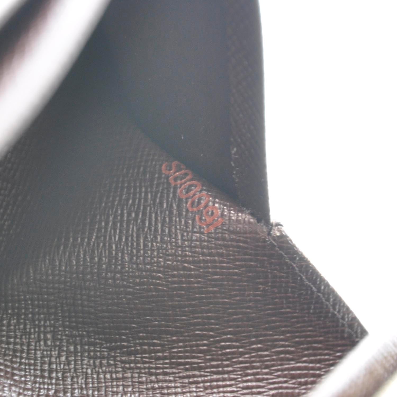 Louis Vuitton Damier Ebene Porte-Monnaie Tresor Wallet 7 of 7