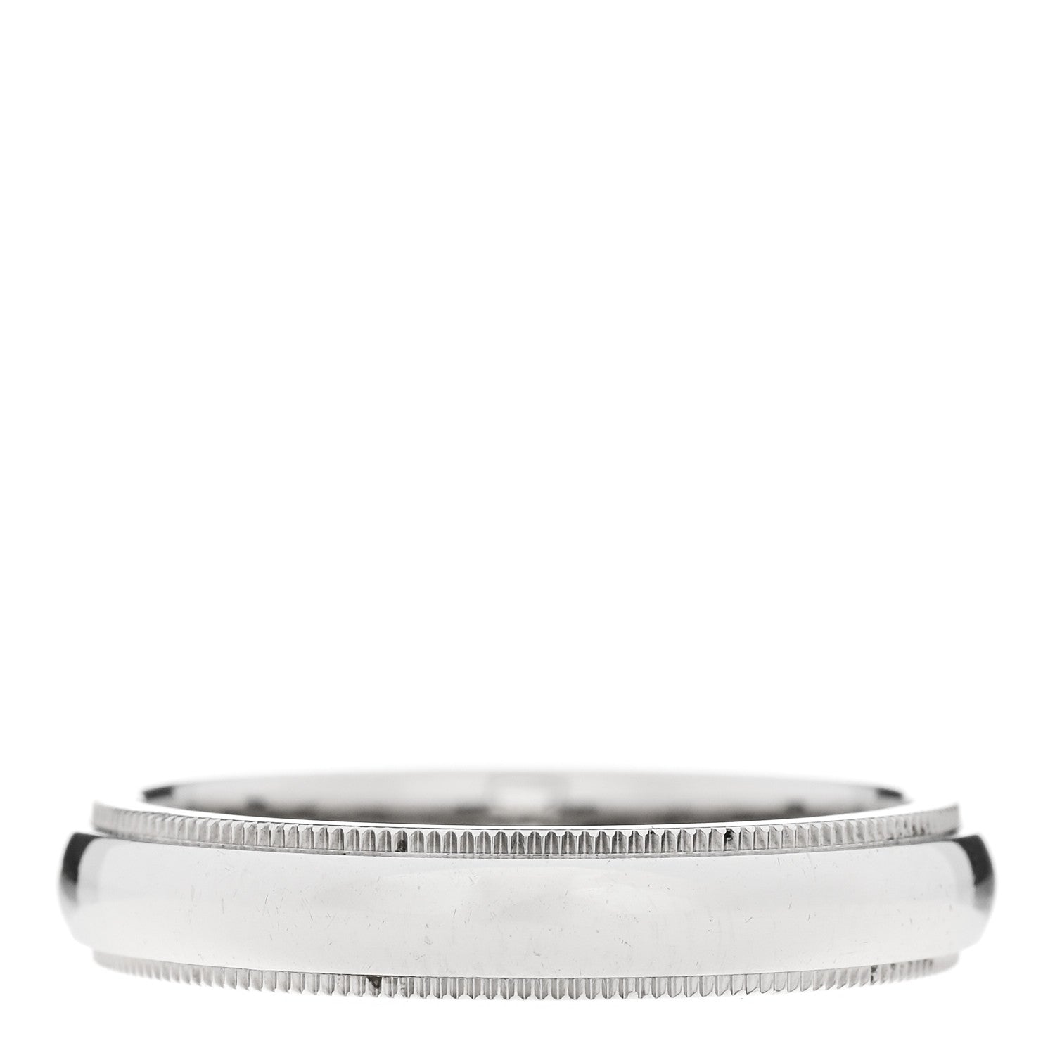 Tiffany Platinum 4mm Together Milgrain Wedding Band Ring 59 8.75 1 of 4