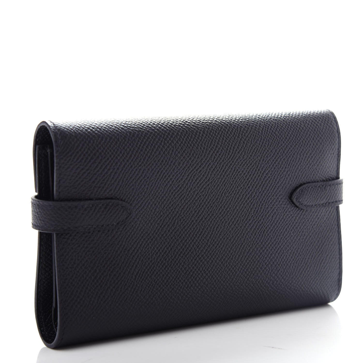 Hermes Epsom Medium Kelly Wallet Black 3 of 8