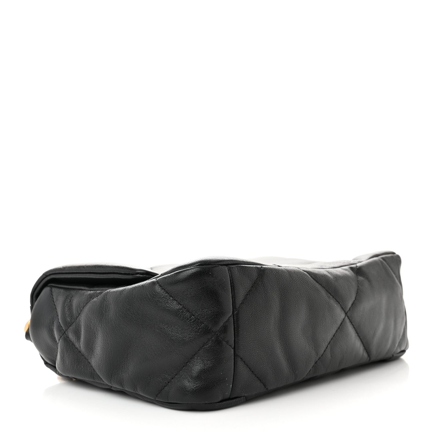 Chanel Goatskin Quilted Medium Chanel 19 Flap Black 4 of 12