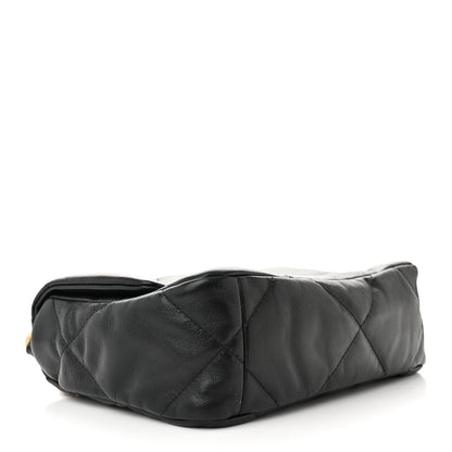 Chanel Goatskin Quilted Medium Chanel 19 Flap Black 4 of 12