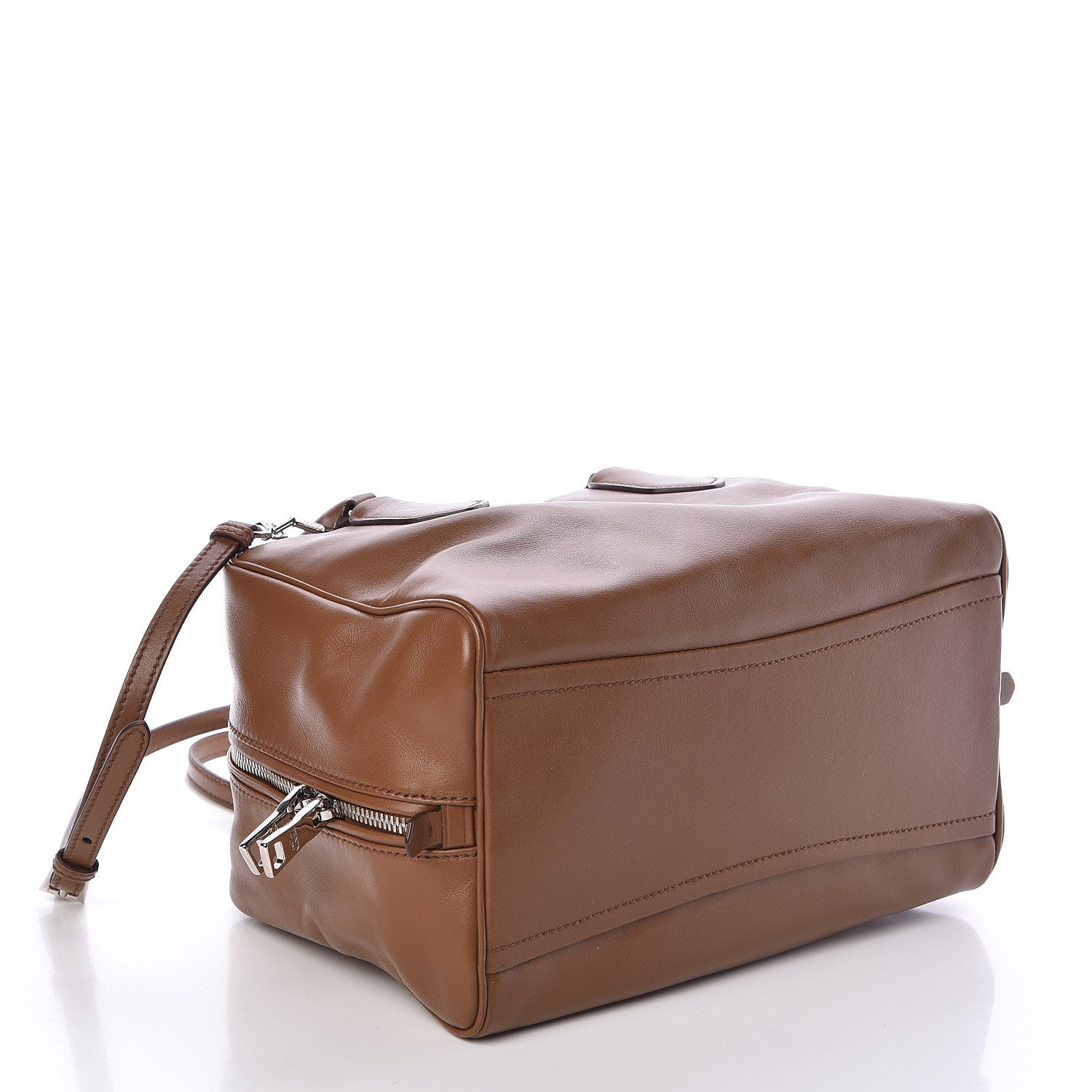 Prada Soft Calf Medium Inside Tote Cannella Turchese 4 of 9