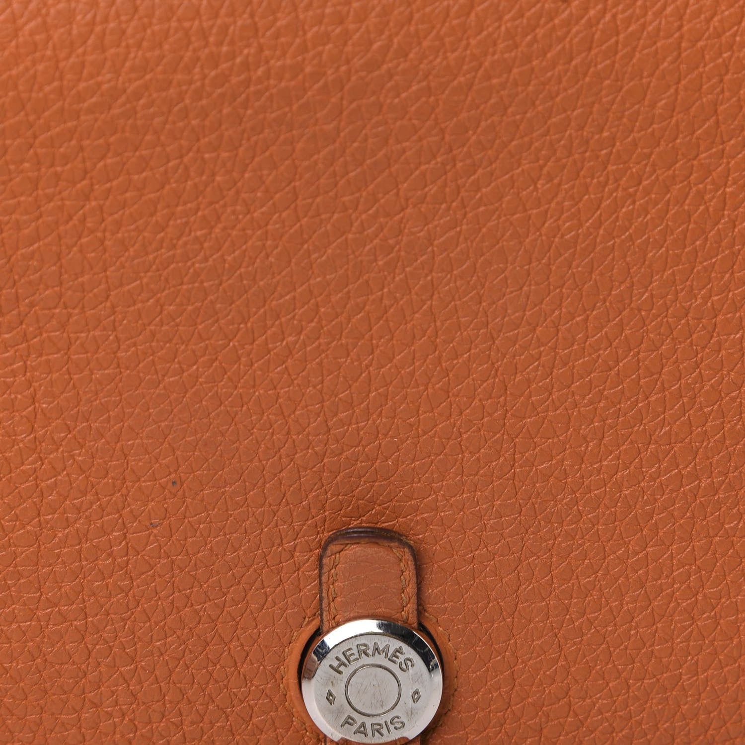 Hermes Togo Dogon Duo Wallet Orange 10 of 15