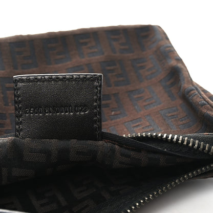 Fendi Zucchino Vitello Mini Pochette Moro Black 7 of 7