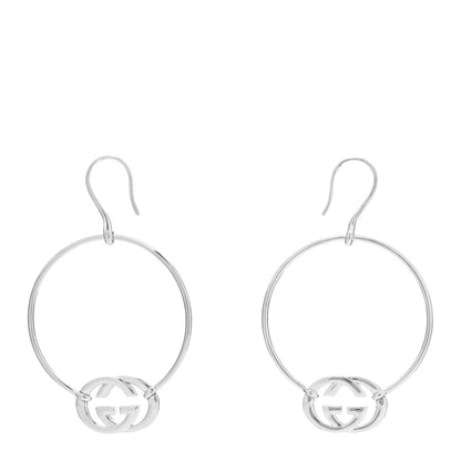 Gucci Sterling Silver Britt Hoop Earrings 1 of 4