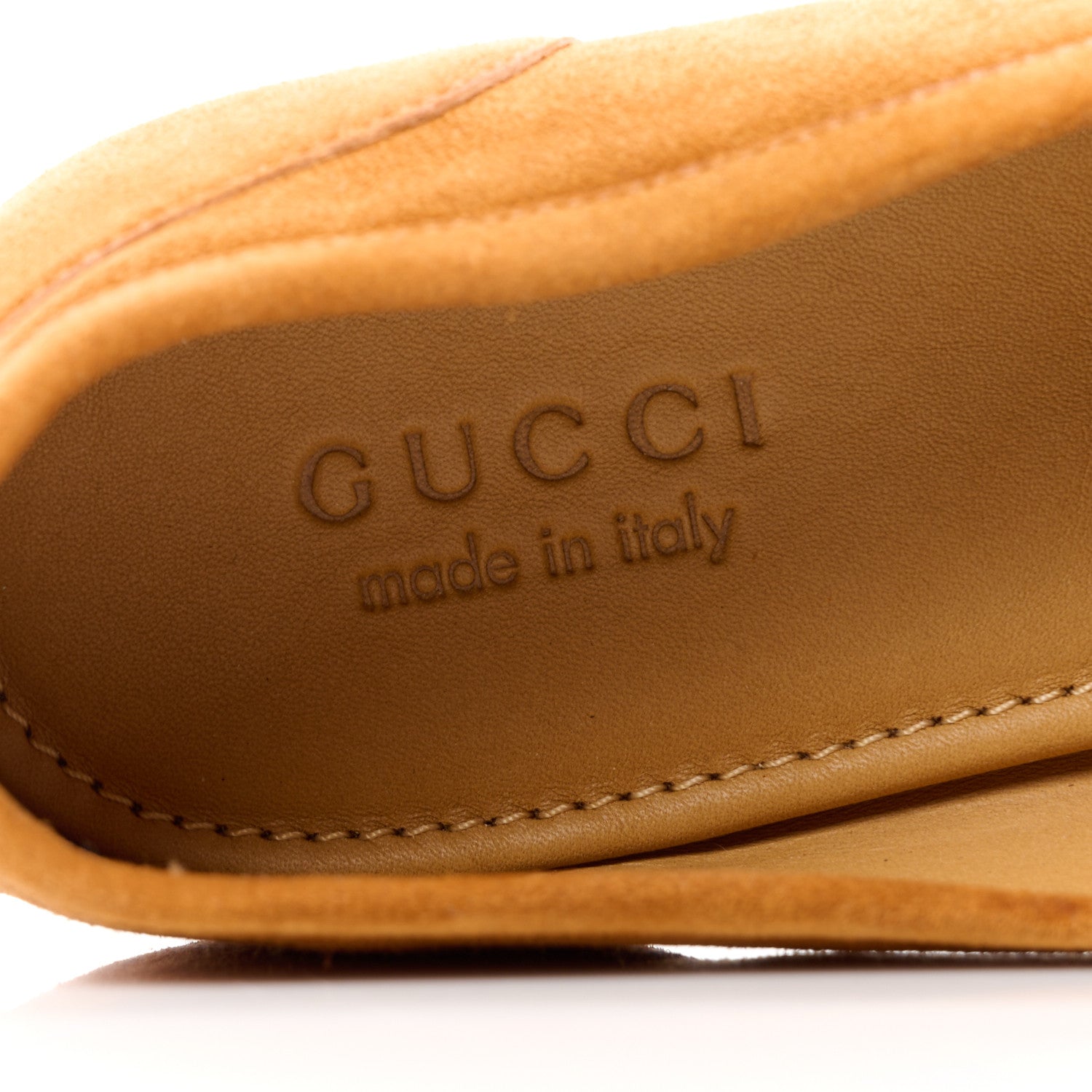 Gucci Suede Horsebit Mens Jordaan Loafers 9 Harness Brown 7 of 9