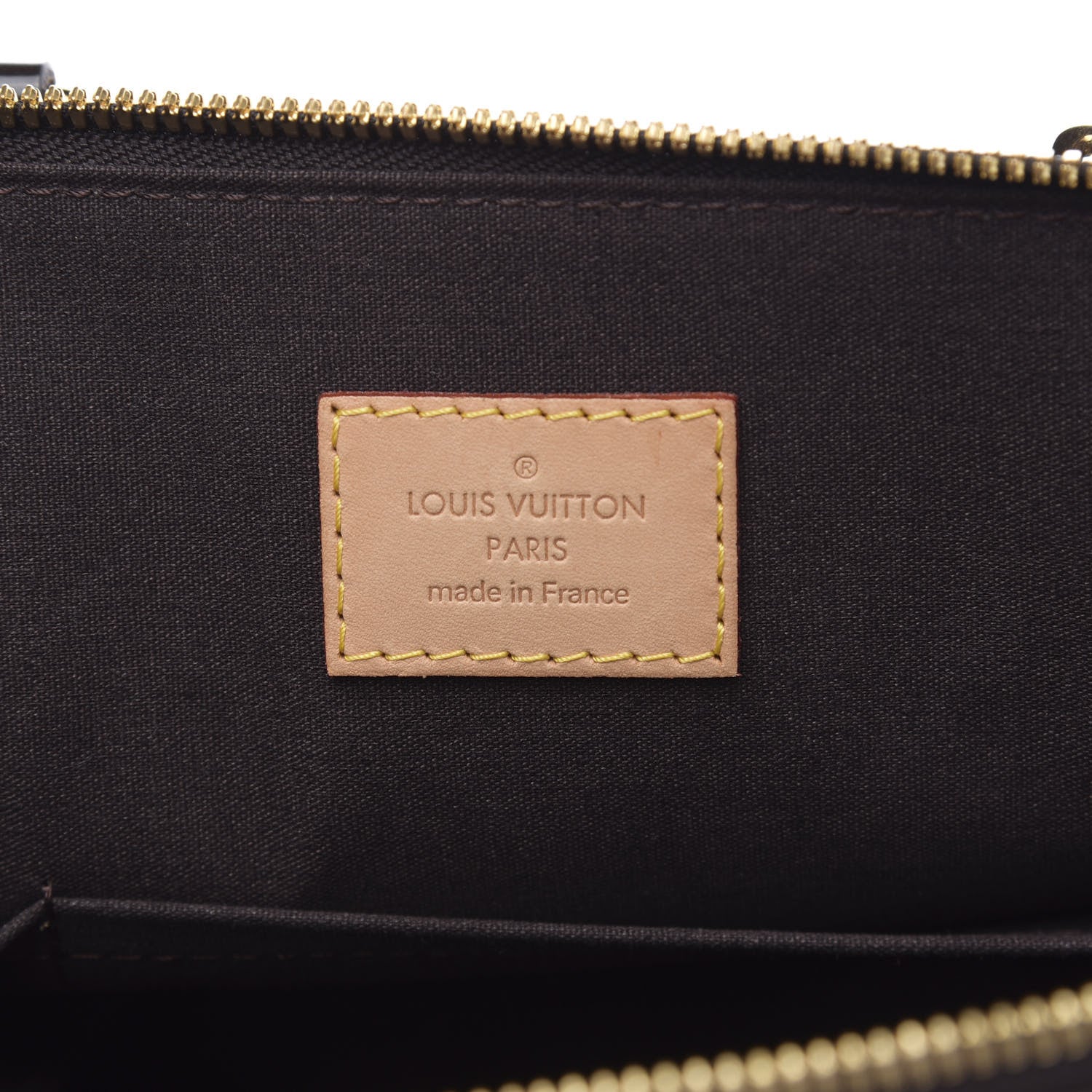 Louis Vuitton Vernis Alma PM Terre D'Ombre 6 of 8