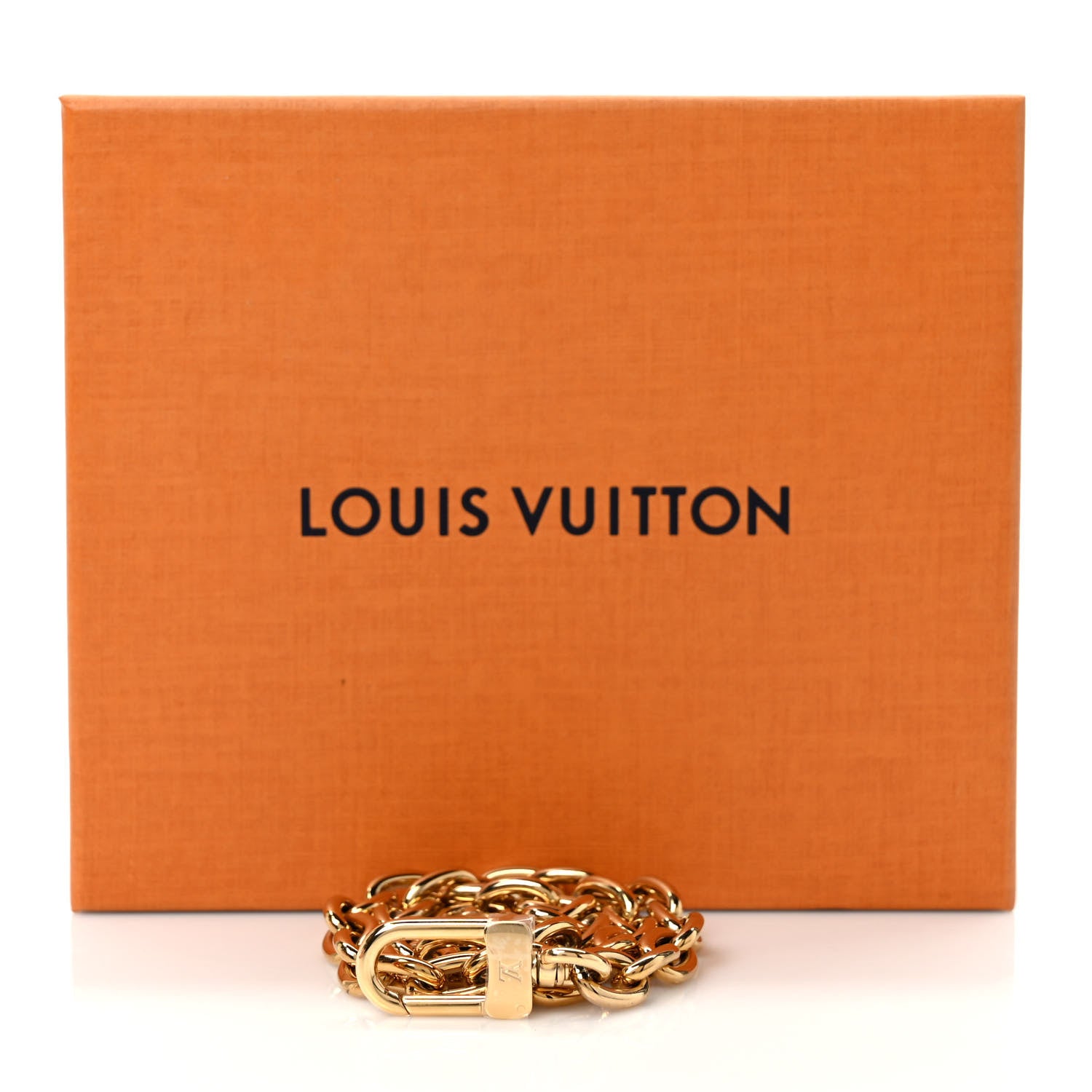 Louis Vuitton Metal Pochette Chain Strap Gold 4 of 4