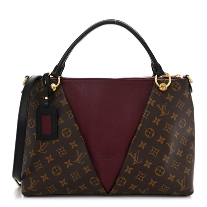 Louis Vuitton Monogram V Tote MM Bordeaux 1 of 9