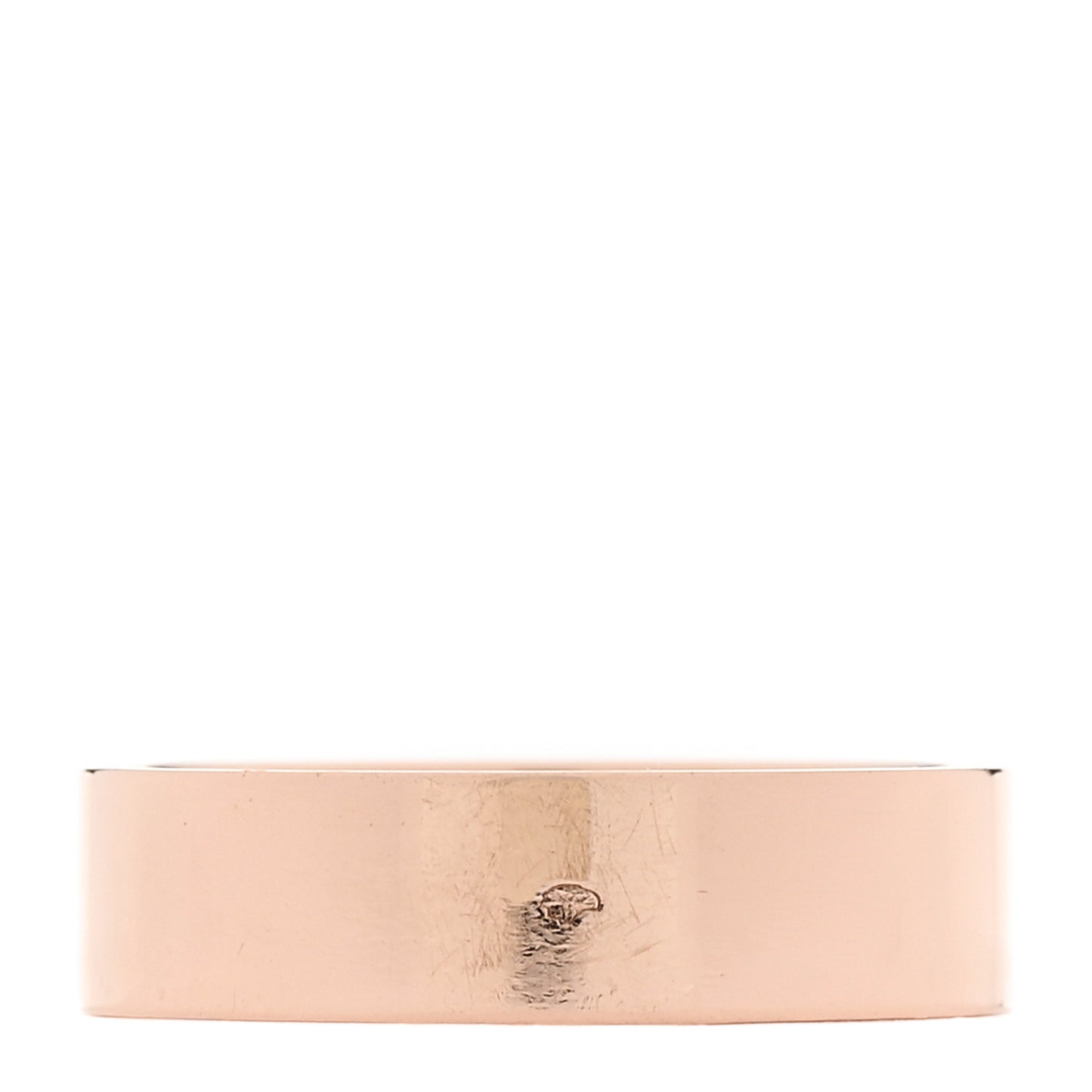 18K Rose Gold Diamond PM H D'Ancre Ring 58 8.5