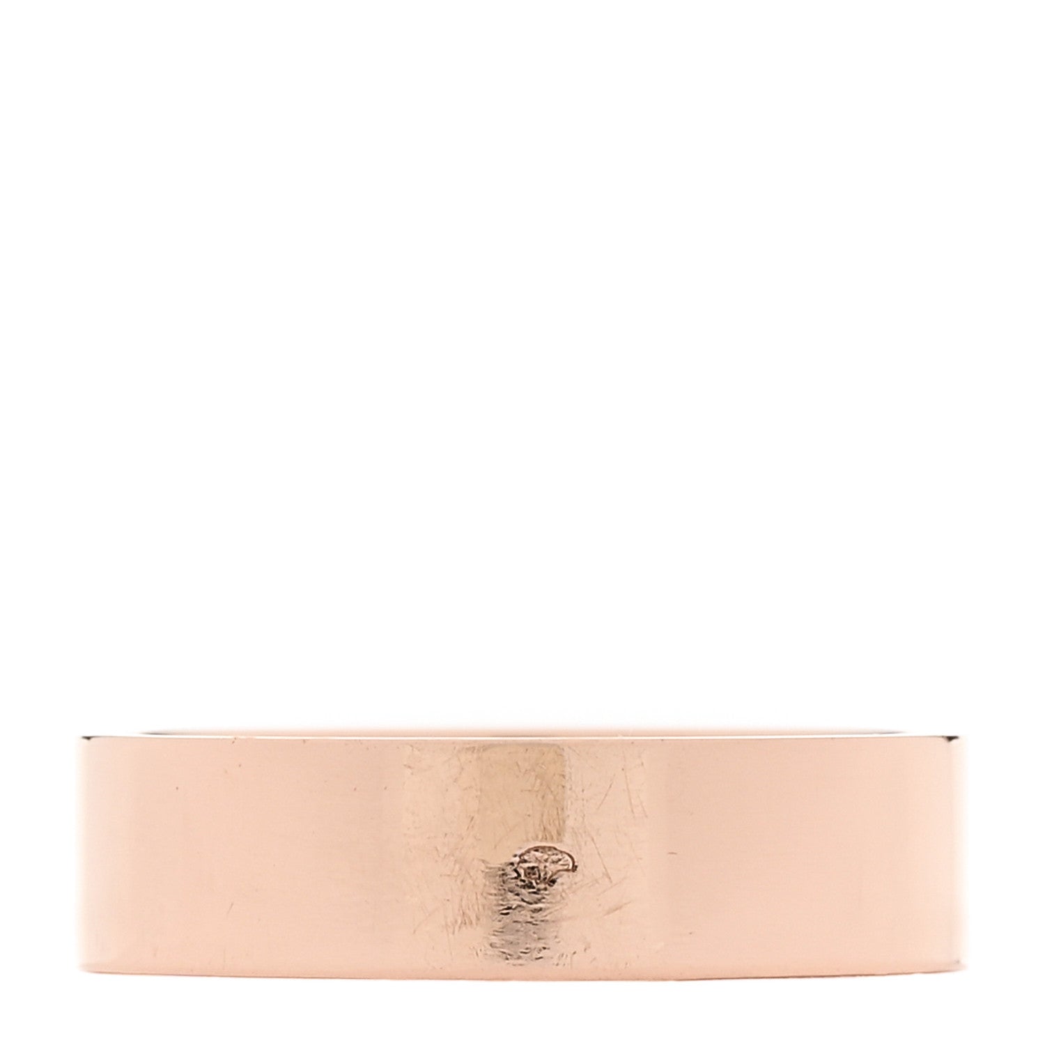Hermes 18K Rose Gold Diamond PM H D'Ancre Ring 58 8.5 3 of 4