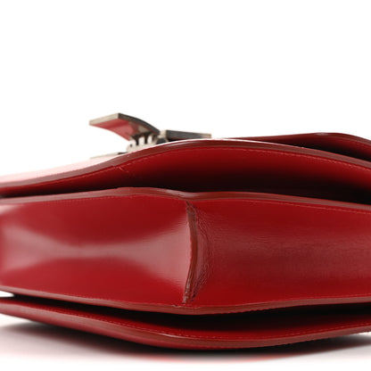Celine Box Calfskin Medium Classic Box Flap Bag Red 10 of 10
