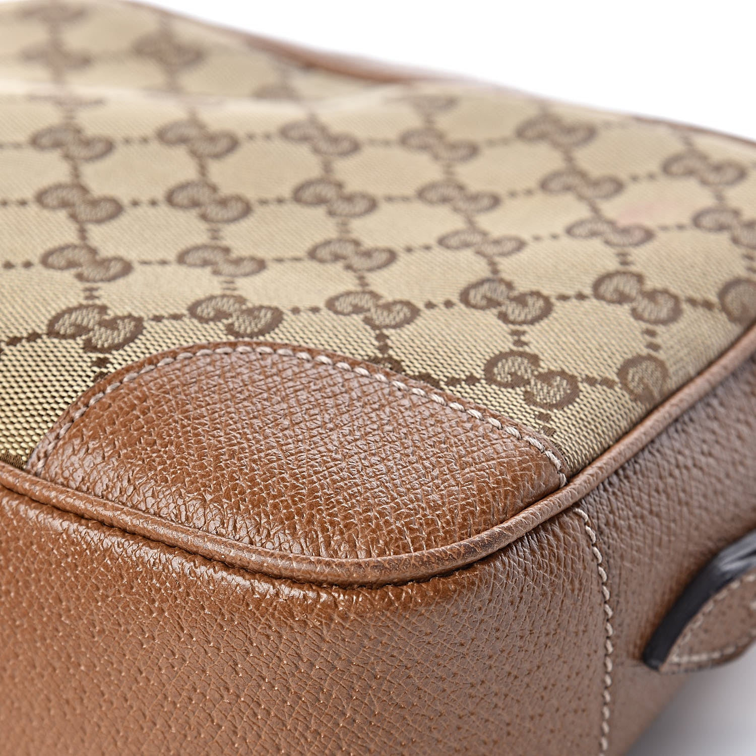 Gucci Monogram Mini Bree Messenger Bag Beige Tabacco 11 of 16