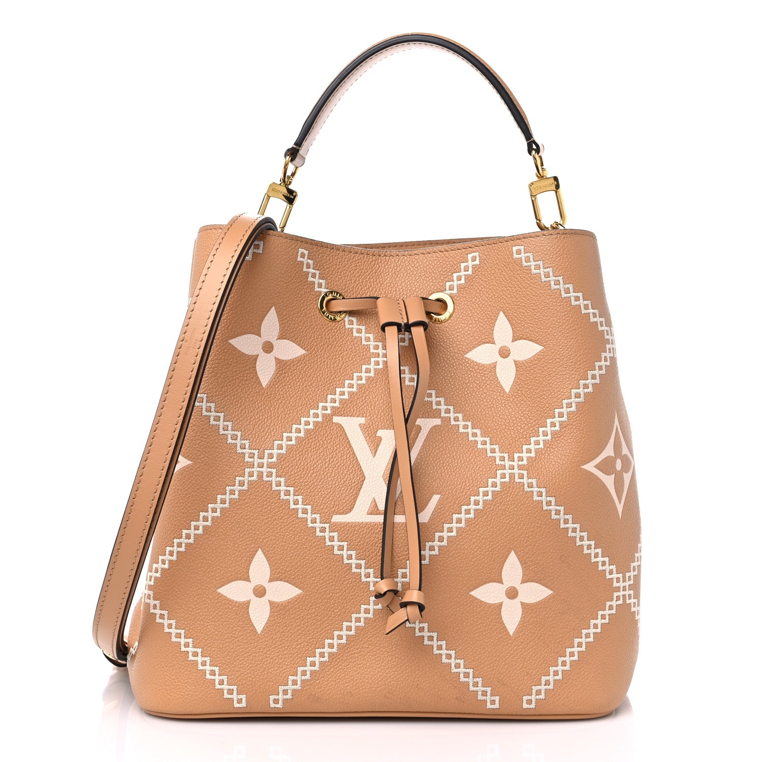 Louis Vuitton Empreinte Monogram Giant Broderies Neonoe MM Arizona 3 of 9