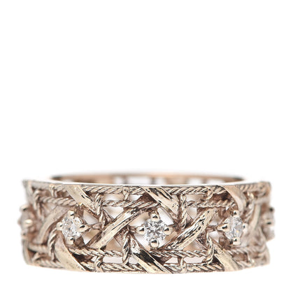 Christian Dior 18K Rose Gold Diamond My Dior Band Ring 50 5.25 3 of 5