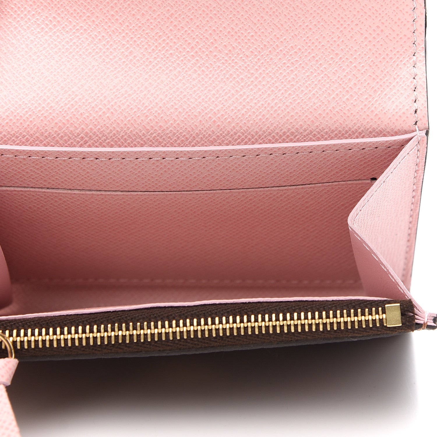 Louis Vuitton Damier Ebene Rosalie Coin Purse Rose Ballerine 5 of 6