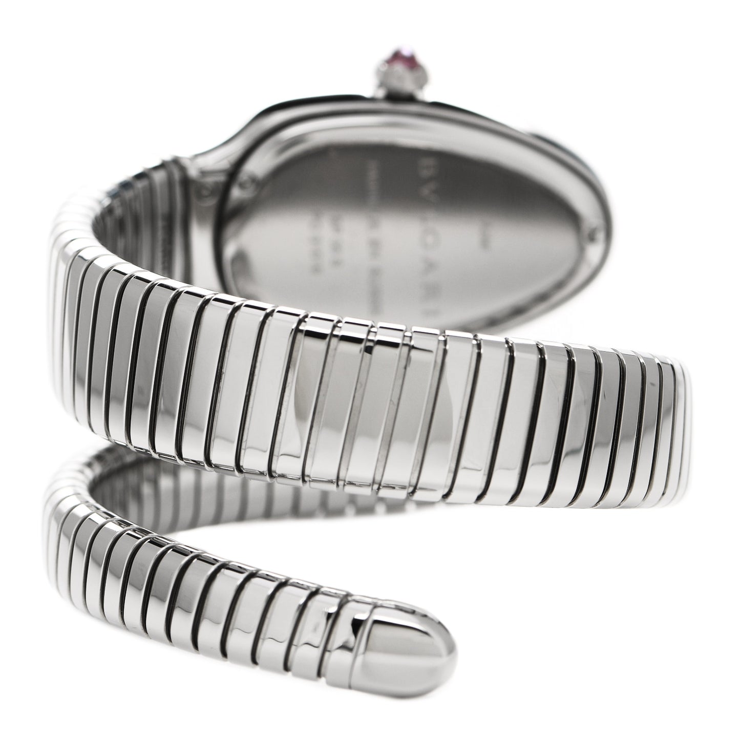 Stainless Steel 35mm Serpenti Tubogas Quartz Watch