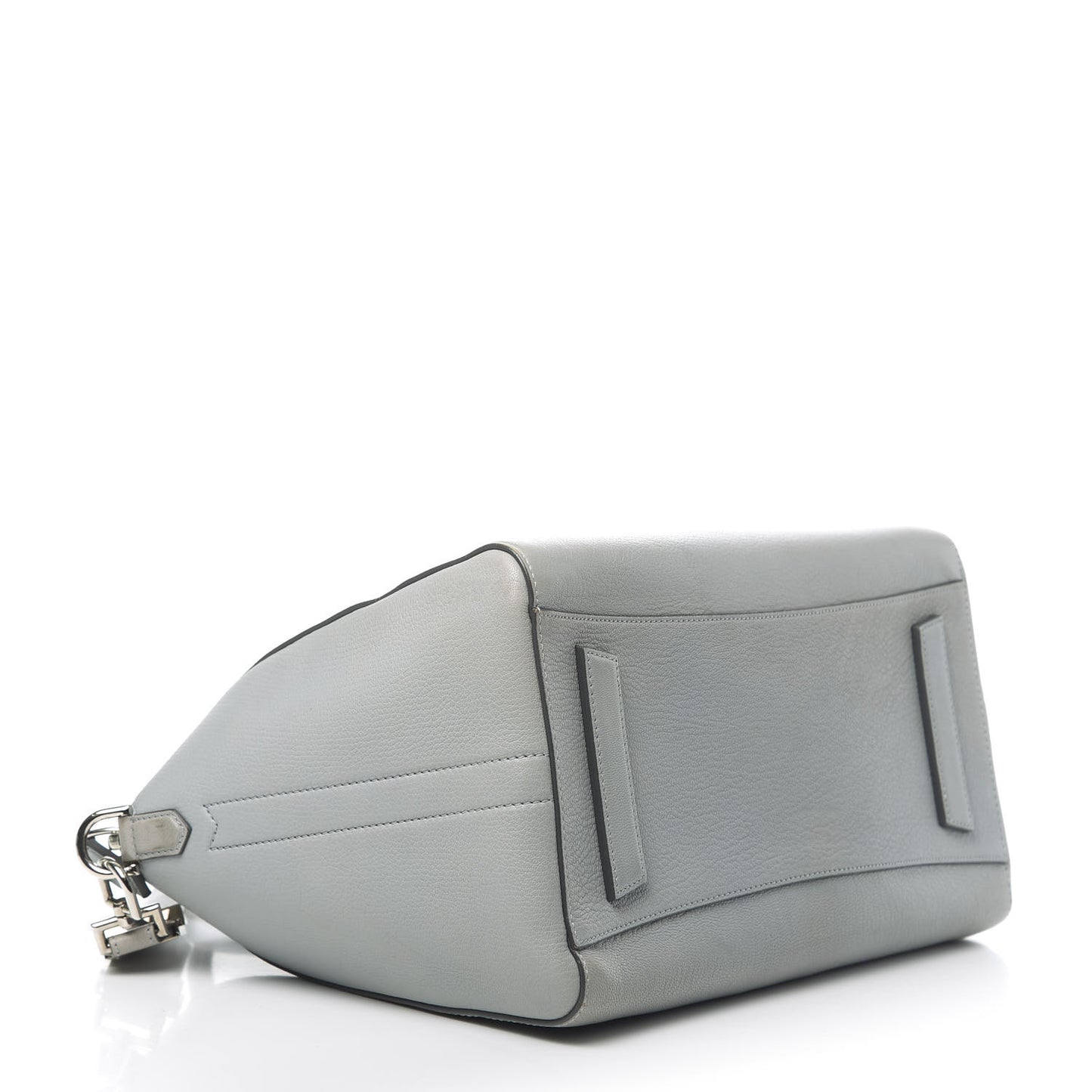 Sugar Goatskin Medium Antigona Pearl Grey