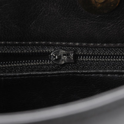 Chanel Lambskin Flap Shoulder Bag Black 8 of 10