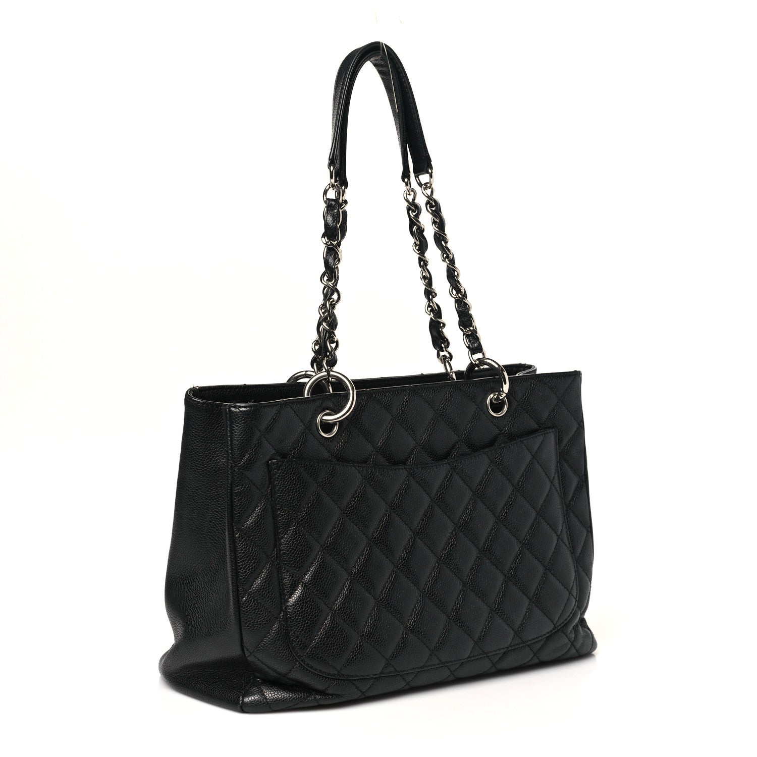 Chanel Caviar Quilted Grand Shopping Tote GST Black 2 of 11