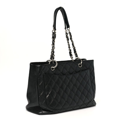 Chanel Caviar Quilted Grand Shopping Tote GST Black 2 of 11