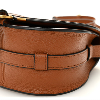 Chloe Calfskin Mini Marcie Round Crossbody Bag Tan 10 of 10