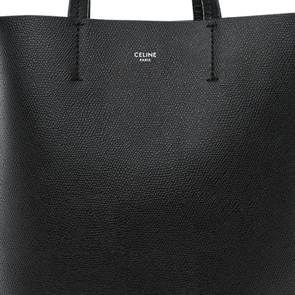 Celine Grained Calfskin Small Vertical Cabas Black 7 of 9