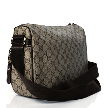 Gucci GG Plus Monogram Front Pocket Messenger Dark Brown 3 of 11