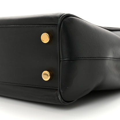 Saint Laurent Soft Calfskin Monogram Cassandre Shopper Black 11 of 23