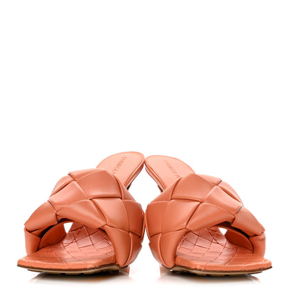 Bottega Veneta Nappa Maxi Intrecciato Lido Mule Sandals 37 Papaya 6 of 27