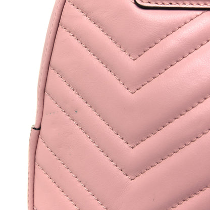 Gucci Calfskin Matelasse GG Marmont Dome Backpack Perfect Pink 17 of 17
