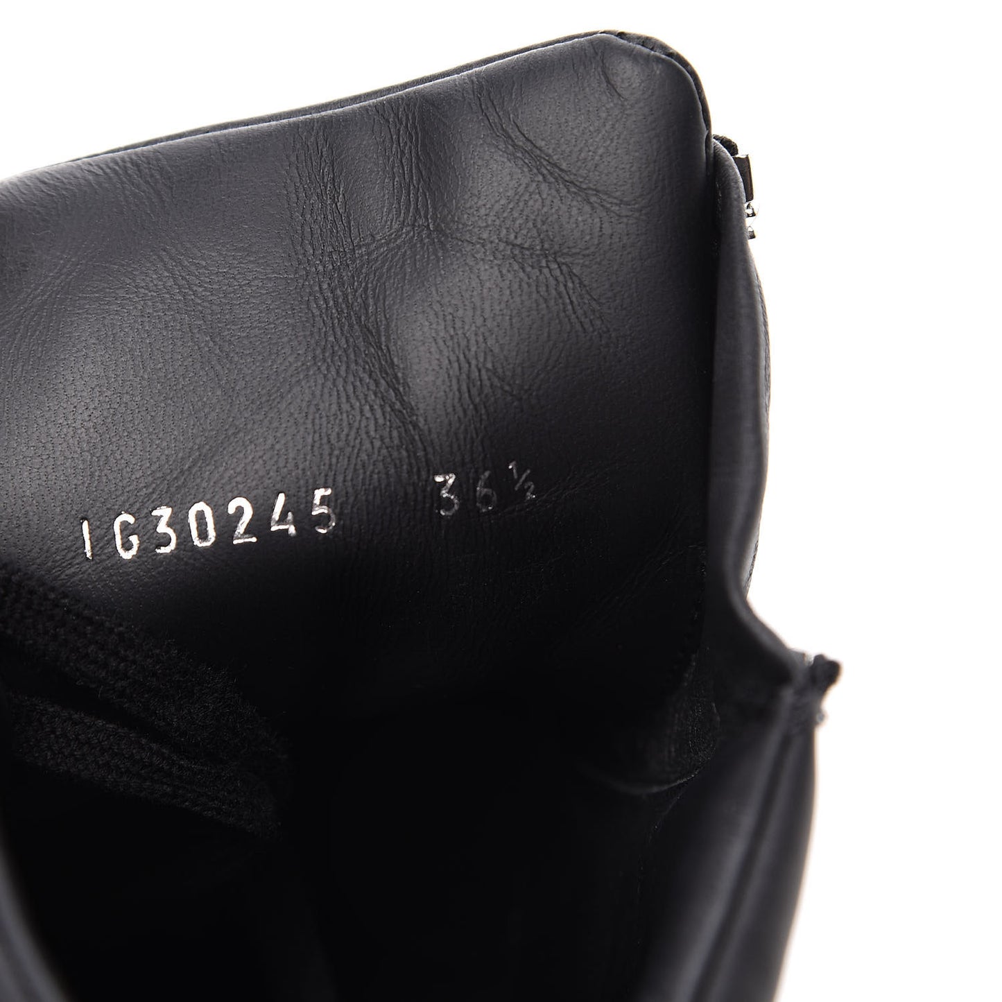 Calfskin Pearl High Top CC Sneakers 36.5 Black