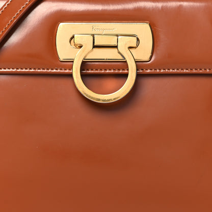 Salvatore Ferragamo Brushed Off Calfskin Small Iconic Top Handle Cuoio 9 of 15