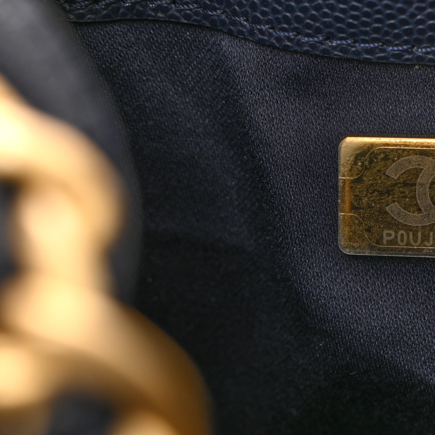 Chanel Caviar Quilted Small Chanel 25 Handbag Dark Navy 7 of 12