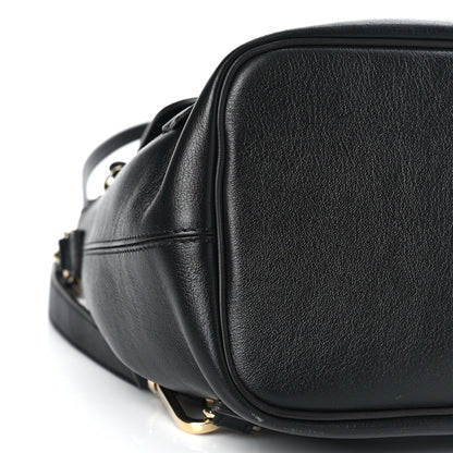 Chloe Suede Calfskin Medium Faye Backpack Black 7 of 9