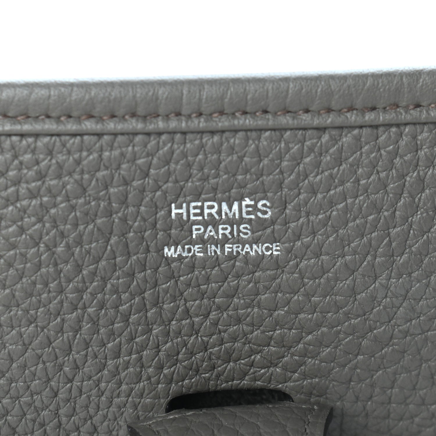 Hermes Taurillon Clemence Evelyne III PM Etain 6 of 9