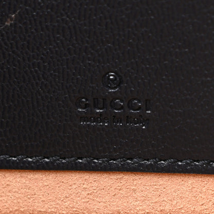 Gucci New Sakai Calfskin Lux Tri-Color Dahlia Phone Case New Cherry Red Sun Oil Blue 6 of 8