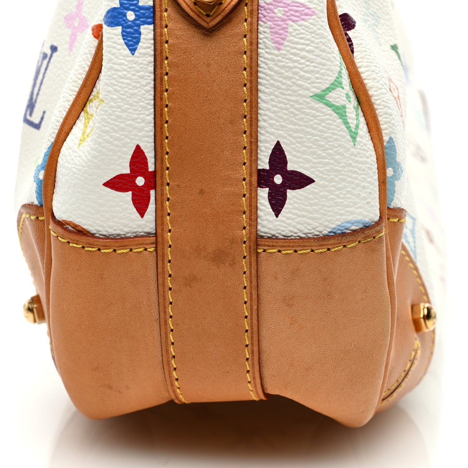 Louis Vuitton LOUIS VUITTON Monogram Multicolor Greta White 14 of 17